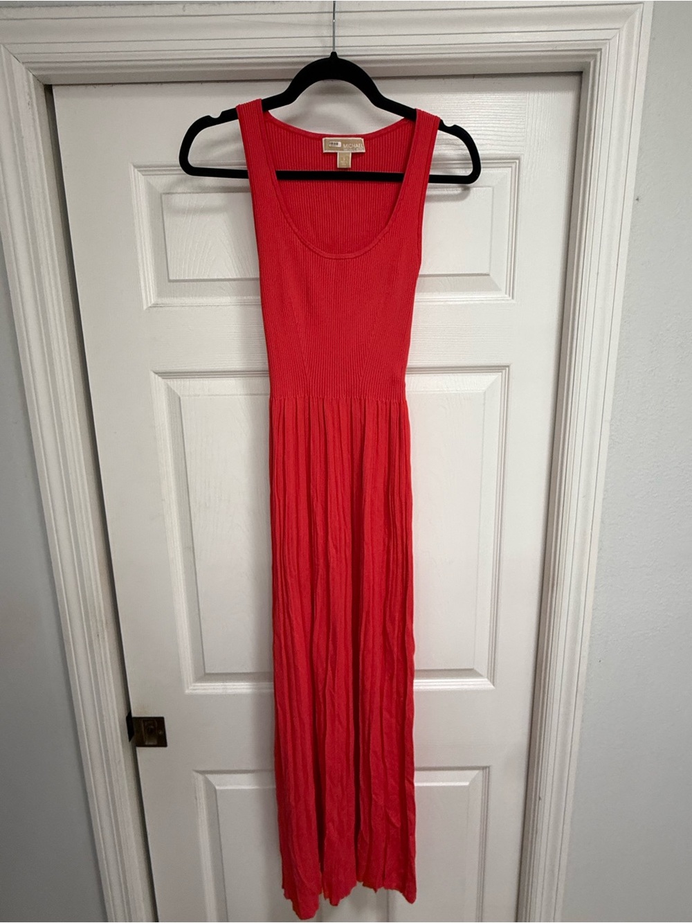 Sleeveless Red Maxi Dress